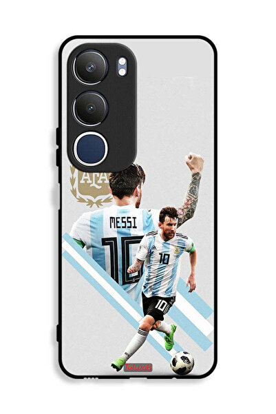 Tolwak غطاء حماية لهاتف Vivo Y19s 4G برسومات ليو ميسي