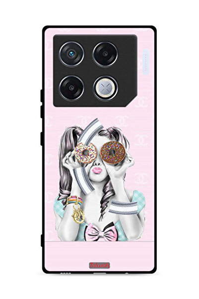 Tolwak غطاء حماية لهاتف Infinix GT 20 Pro 5G يحمل قطعتين من الدونات