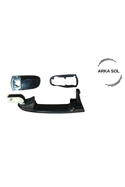 MEF Accent Era Compatible Rear Right and Left Exterior Door Handle between 2006 and 2012 Models