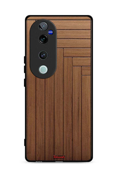 Tolwak غطاء حماية بنمط باب لهاتف Vivo V40 Pro 5G