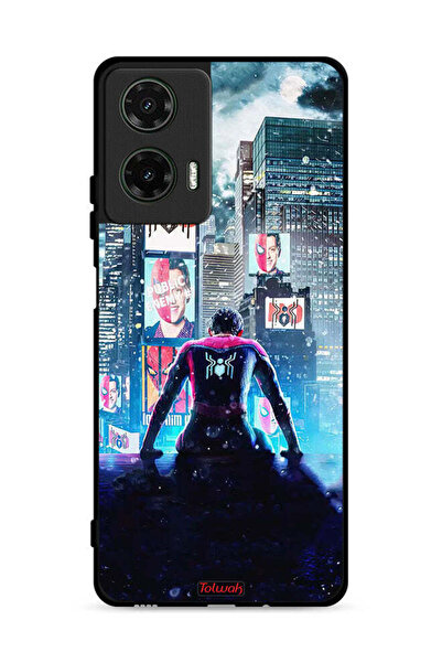 Tolwak غطاء حماية لهاتف موتورولا موتو جي 35 5G بتصميم سبايدر مان