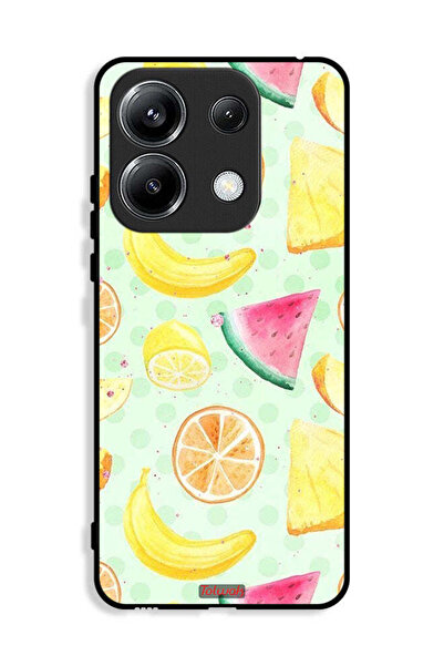 Tolwak غطاء حماية لهاتف شاومي بوكو M6 برو 4G برسومات فنية بألوان مائية وفواكه