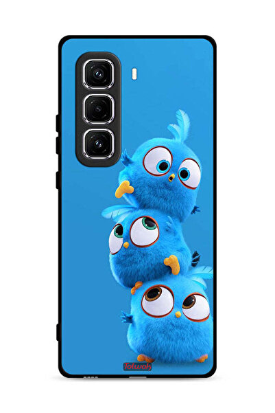 Tolwak غطاء حماية لهاتف Infinix Hot 50 Pro Plus 4G بنقشة طيور لطيفة