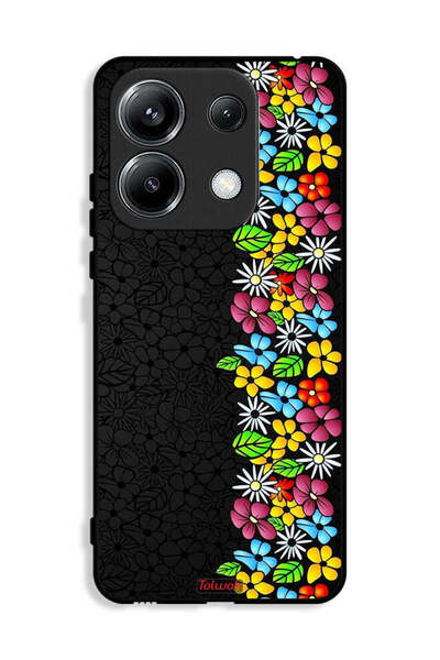 Tolwak غطاء حماية لهاتف شاومي بوكو M6 برو 4G - زهور