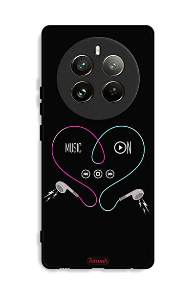 Tolwak غطاء حماية لهاتف Realme 12 Pro Plus 5G مع موسيقى