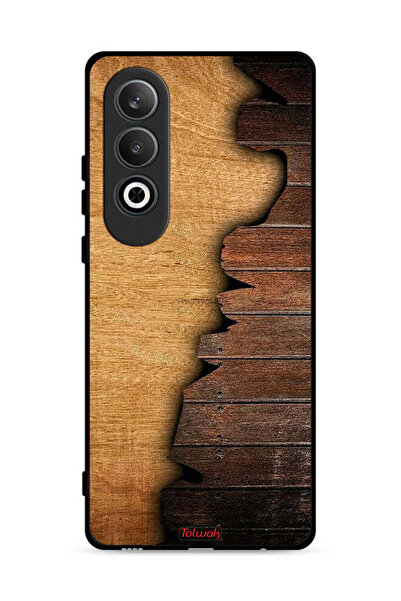 Tolwak غطاء حماية لهاتف OnePlus Nord CE4 5G بنمط خشبي عتيق