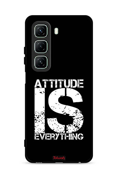 Tolwak غطاء حماية لهاتف Infinix Hot 50 5G - Attitude Is Everything