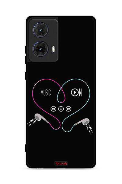 Tolwak غطاء حماية لهاتف موتورولا موتو جي 85 5G مع موسيقى