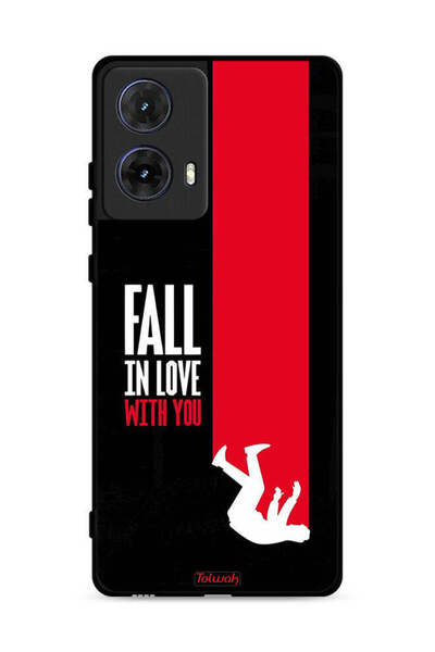 Tolwak غطاء حماية لهاتف موتورولا موتو جي 85 5 جي - "وقع في حبك"