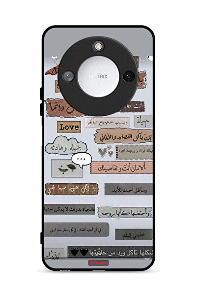 Tolwak غطاء حماية لهاتف Honor X9c Smart 5G بعبارات حب عربية