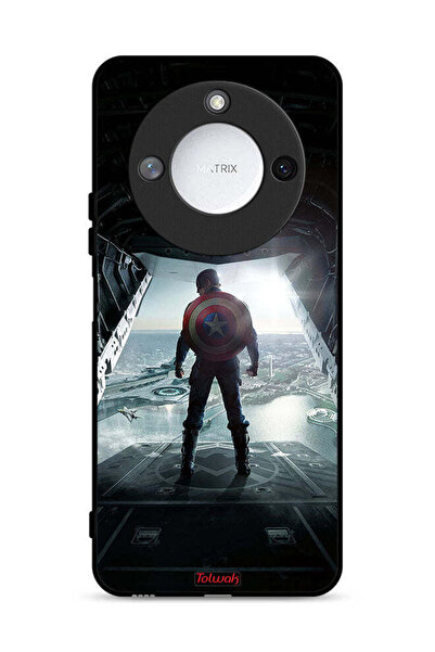 Tolwak Honor X9c Smart 5G Protective Case Cover Portrait Display Captain America