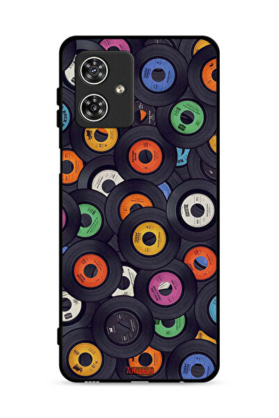 Tolwak غطاء حماية لهاتف موتورولا موتو جي 54 5G بنقشة أقراص مضغوطة