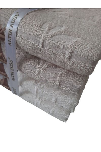 Özdilek Osaka Bamboo Towel 4 Pieces - Beige Cream