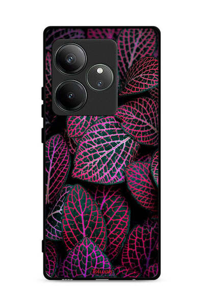 Tolwak غطاء حماية لهاتف Realme GT Neo6 SE 5G بنقشة أوراق سالجا