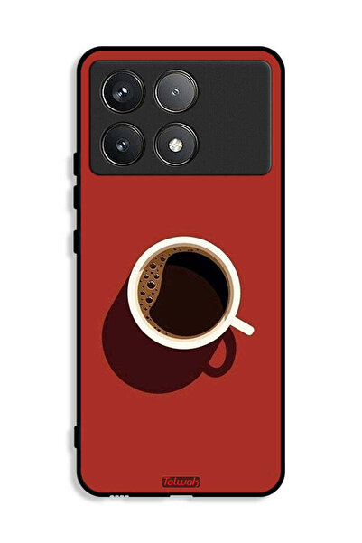 Tolwak غطاء حماية لهاتف شاومي ريدمي K70E 5G بفن كوب القهوة