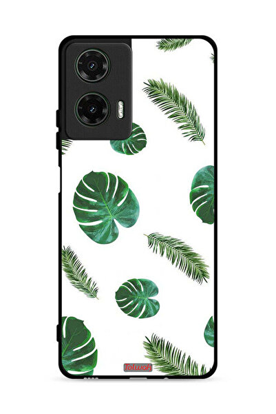 Tolwak غطاء حماية لهاتف موتورولا موتو جي 35 5G بنقشة ريش فنية