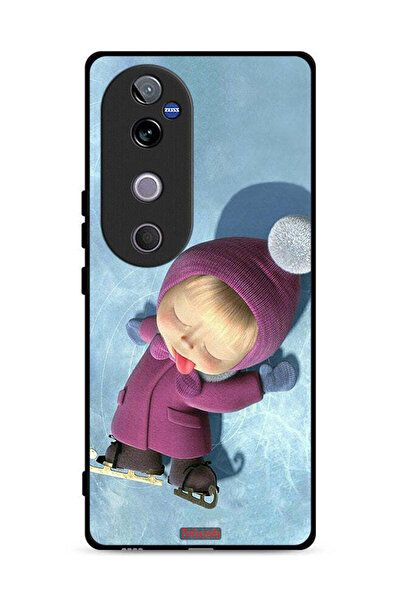 Tolwak غطاء حماية لطيف على شكل دمية لهاتف Vivo V40 5G