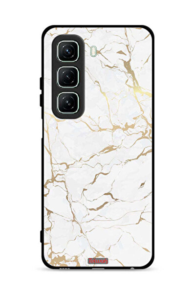 Tolwak غطاء حماية لهاتف Infinix Hot 50 5G بنقشة رخامية