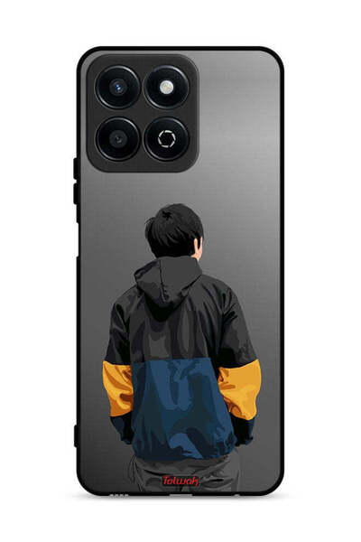 Tolwak غطاء حماية لهاتف Honor Play 60 Plus 5G، صورة فنية لولد