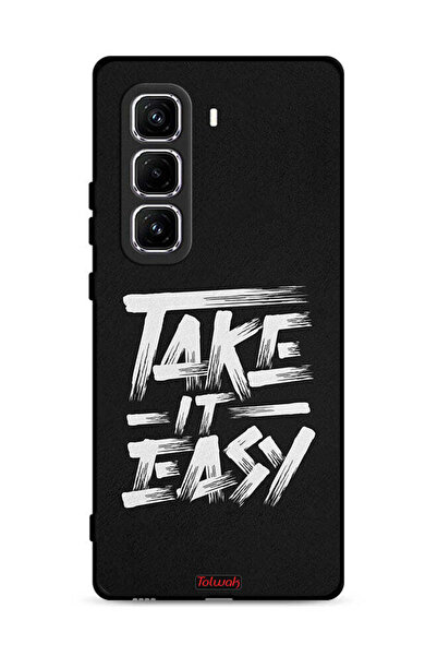 Tolwak غطاء حماية لهاتف Infinix Hot 50 Pro Plus 4G - Take It Easy