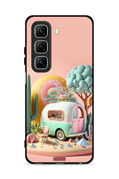 Tolwak غطاء حماية لهاتف Infinix Hot 50 5G برسومات سينيرسي آرت