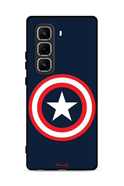 Tolwak Infinix Hot 50 Pro Plus 4G Protective Case Cover Captain America