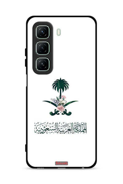 Tolwak غطاء حماية لهاتف إنفينيكس هوت 50 5G، شعار المملكة العربية السعودية، عل...