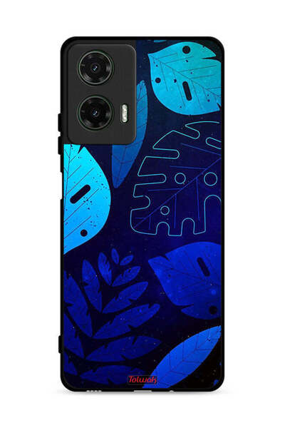 Tolwak غطاء حماية لهاتف موتورولا موتو جي 35 5G بنقشة أوراق الشجر