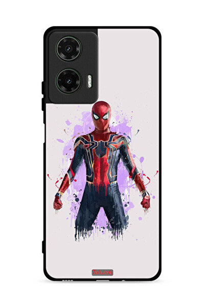 Tolwak غطاء حماية لهاتف موتورولا موتو جي 35 5G بتصميم العنكبوت الحديدي