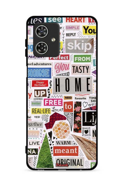 Tolwak غطاء حماية لهاتف موتورولا موتو جي 54 5G مع ملصقات أصلية