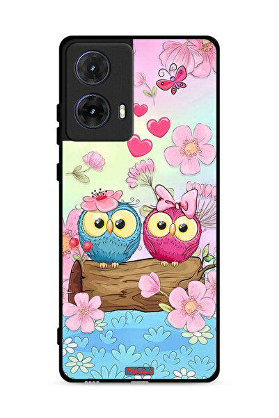 Tolwak غطاء حماية لهاتف موتورولا موتو جي 85 5G برسومات بومة لطيفة