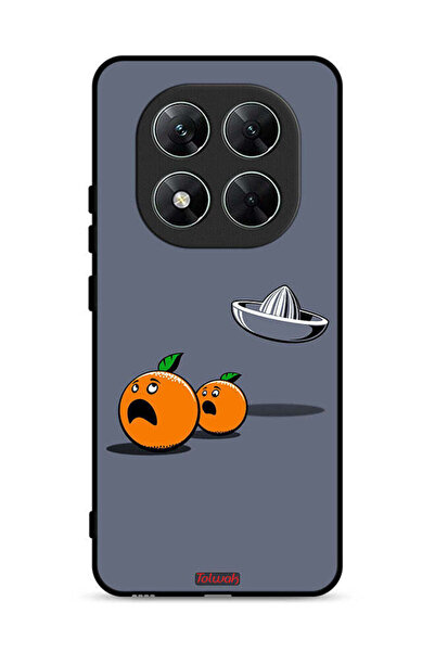 Tolwak غطاء حماية لهاتف Xiaomi Poco X7 5G بتصميم فني رقمي بسيط وفكاهي