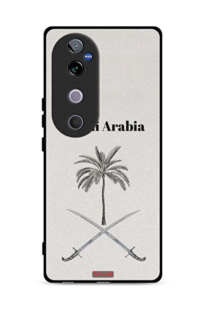 Tolwak غطاء حماية لهاتف فيفو V40 5G بشعار المملكة العربية السعودية
