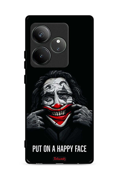 Tolwak غطاء حماية لهاتف Realme GT 6 5G بوجه سعيد