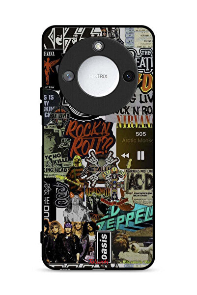 Tolwak غطاء حماية لهاتف Honor X60 5G، تحيا موسيقى الروك أند رول