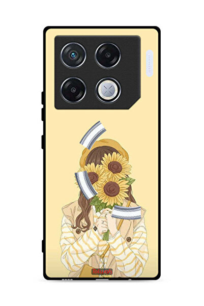 Tolwak غطاء حماية لهاتف Infinix GT 20 Pro 5G بنقشة عباد الشمس