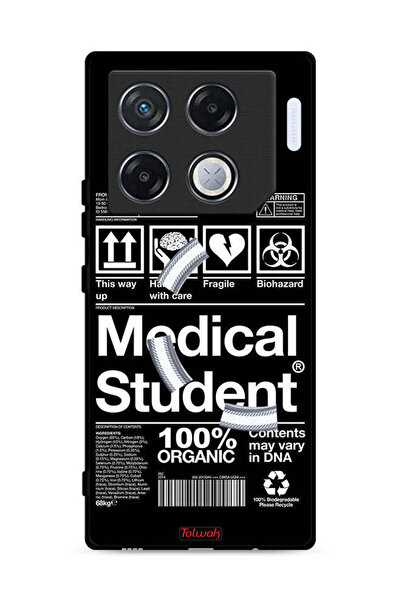 Tolwak غطاء حماية لهاتف Infinix GT 20 Pro 5G، ملصق طالب الطب