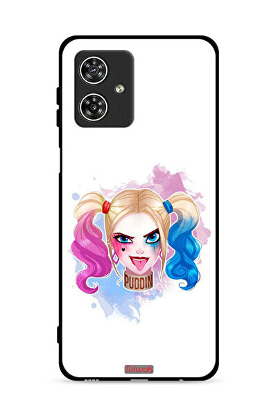 Tolwak غطاء حماية لهاتف موتورولا موتو جي 54 5G برسومات هارلي كوين