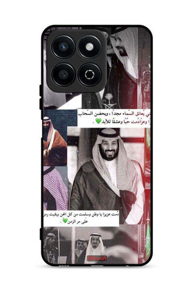 Tolwak غطاء حماية لهاتف Honor Play 60 Plus 5G الملك سلمان ومحمد