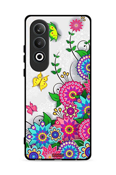 Tolwak غطاء حماية لهاتف Oppo K12 Plus 5G بنقشة زهور ماندالا