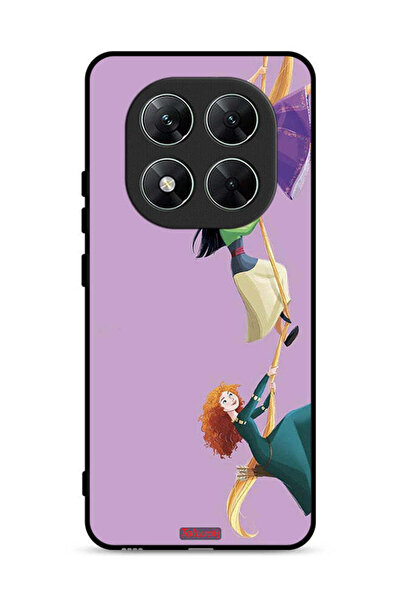 Tolwak غطاء حماية لهاتف Xiaomi Poco X7 5G برسومات تسلق الفتيات