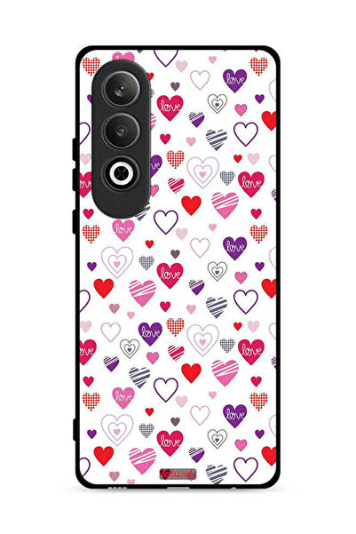 Tolwak غطاء حماية لهاتف Oppo K12 5G برسومات قلوب