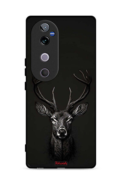 Tolwak غطاء حماية Vivo V40 5G بتصميم غزال فني رقمي