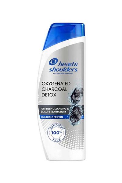 Head&Shoulders شامبو هيد آند شولدرز المضاد للقشرة بالفحم لإزالة السموم 600 مل
