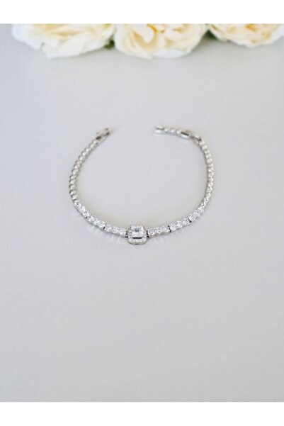 EYD Büyük Taşlı VİP Bileklik Zirkon Taşlı Bileklik