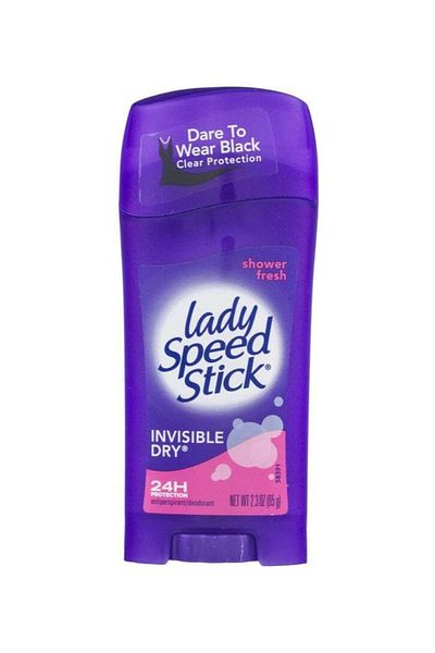 Lady Speed Stick ليدي سبيد ستيك مزيل عرق 65جرام انفيزابل دراي شاور فرش