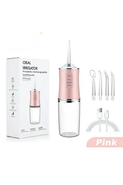 Generic Choice Water Dental Flosser, Tartar Remover, Professional Electric Dental Tartar Remover, Pink