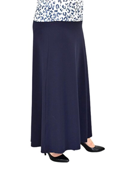 Nazal Women's Long Elastic Flared Skirt Bgl-St04728