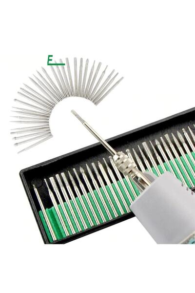 HALL BREATHE 30 Parça Elmas Camcı Seti, Gravür Harf ve Yazı Uçları, Ahşap Oym...