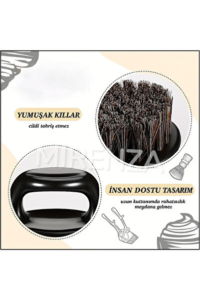 mirenza cosmetic Finger Fade Brush Reset Brush Nape Beard Cleaning Brush